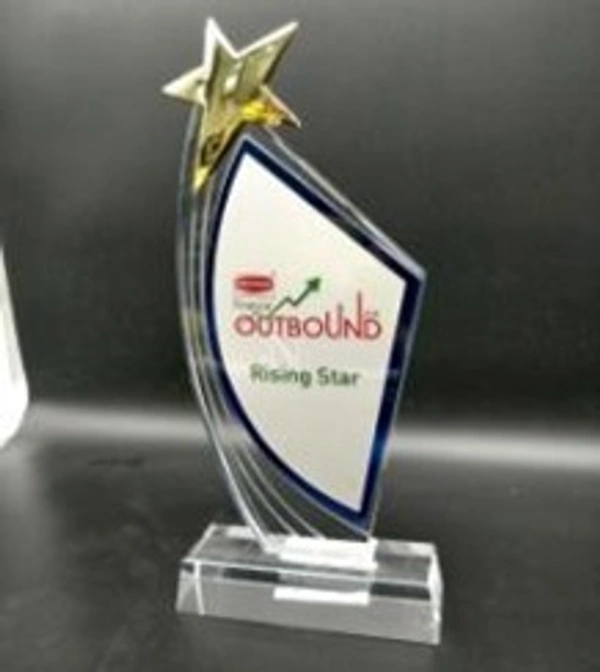 gold star crystal trophy - 10, Bangalore 24 hrs up to 72 hours / Other Cities 4 to 7 days.